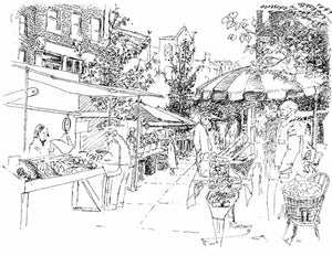 Redmond Farmers Market  Sunil Shinde Sketches
